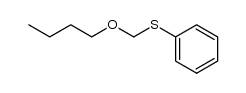 n-butoxymethyl phenyl sulfide结构式