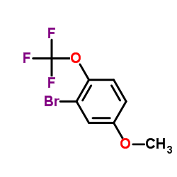 2-溴-4-甲氧基-1-(三氟甲氧基)苯结构式