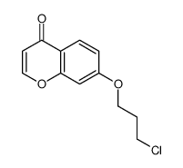 7-(3-chloropropoxy)-4H-chroMen-4-one结构式