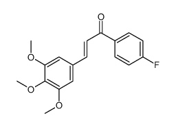1-(4-氟苯基)-3-(3,4,5-三甲氧基苯基)-2-丙烯-1-酮结构式