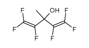 1,1,2,4,5,5-hexafluoro-3-methylpenta-1,4-dien-3-ol Structure