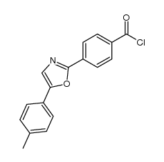Acid Chloride of 2-(4-Carboxyphenyl)-5-(4-methylphenyl)oxazole Structure