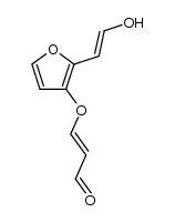 3-((2-(2-hydroxyvinyl)furan-3-yl)oxy)acrylaldehyde Structure