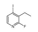 3-ethyl-2-fluoro-4-iodopyridine Structure