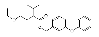 (3-phenoxyphenyl)methyl 2-(2-ethoxyethyl)-3-methylbutanoate Structure
