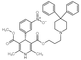 S(+)-Niguldipine hydrochloride Structure