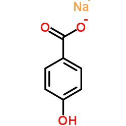 Sodium 4-hydroxybenzoate Structure