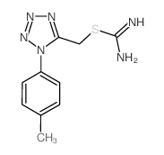 [1-(4-methylphenyl)-1H-tetrazol-5-yl]methyl imidothiocarbamate结构式
