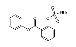phenyl 2-(sulfamoyloxy)benzoate结构式