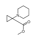 methyl 1-piperidin-1-ylcyclopropane-1-carboxylate结构式