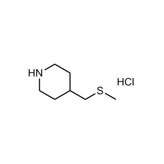 4-[(甲基硫烷基)甲基]哌啶盐酸盐结构式