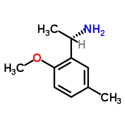 (1S)-1-(2-Methoxy-5-methylphenyl)ethanamine结构式