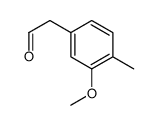 2-(3-Methoxy-4-Methylphenyl)acetaldehyde结构式