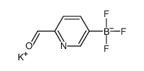 (6-甲酰基吡啶-3-基)三氟硼酸钾结构式