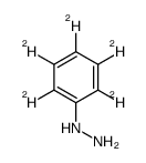 Phenylhydrazine-d5 Structure