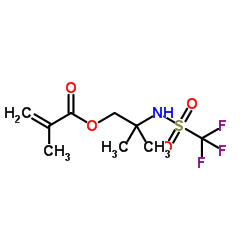2-methyl-2-(trifluoromethylsulfonamido)propyl methacrylate structure