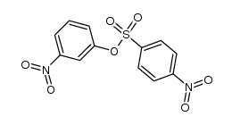 m-Nitrophenyl p-nitrobenzenesulphonate结构式