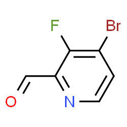 4-溴-3-氟吡啶-2-甲醛结构式