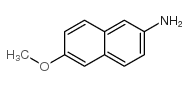 6-甲氧基萘-2-胺结构式
