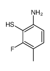Benzenethiol, 6-amino-2-fluoro-3-methyl- (9CI) structure