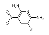 2,6-二氨基-3-溴-5-硝基吡啶结构式