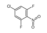 4-Chloro-2,6-difluoronitrobenzene structure