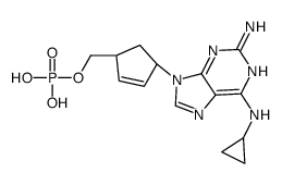阿巴卡韦5'-磷酸盐结构式