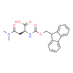 Fmoc-N,N-dimethyl-L-Asparagine结构式