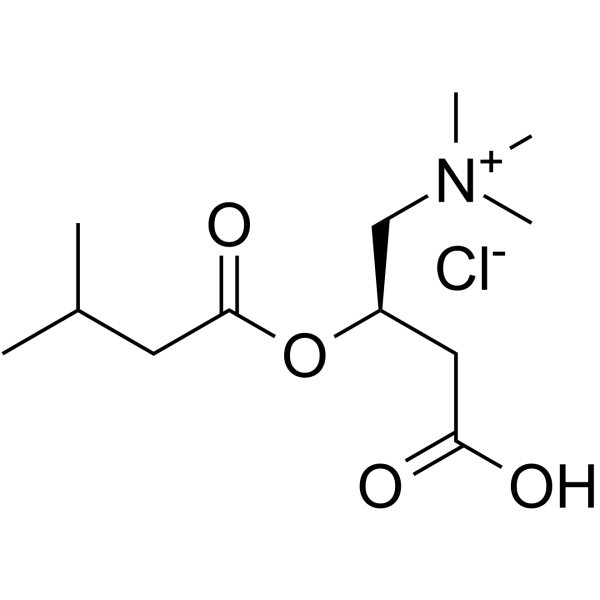 Isovaleryl-L-carnitine (chloride) Structure