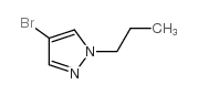 4-溴-1-丙基-1H-吡唑结构式