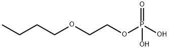 2-butoxyethyl dihydrogenphosphate Structure