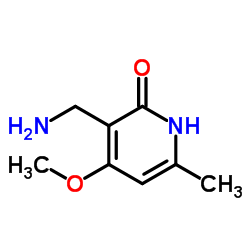 3-(Aminomethyl)-4-methoxy-6-methylpyridin-2-ol Structure