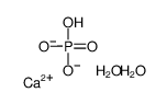 calcium,hydrogen phosphate,dihydrate Structure