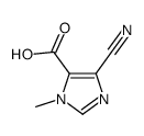 (9ci)-4-氰基-1-甲基-1H-咪唑-5-羧酸结构式