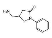 4-aminomethyl-1-phenyl-2-pyrrolidinone Structure