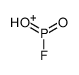 fluoro-hydroxy-oxophosphanium结构式