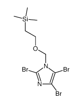 2,4,5-tribromo-1-[[2-(trimethylsilyl)ethoxy]methyl]-1H-imidazole Structure