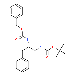 Carbamic acid, [(1S)-1-[[[(1,1-dimethylethoxy)carbonyl]amino]methyl]-2-phenylethyl]-, phenylmethyl ester (9CI)图片