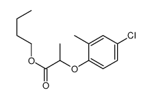 butyl 2-(4-chloro-2-methylphenoxy)propanoate结构式