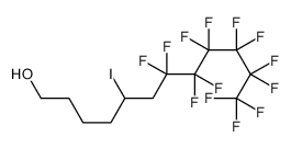 7,7,8,8,9,9,10,10,11,11,12,12,12-tridecafluoro-5-iodododecan-1-ol结构式