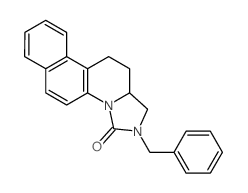 2-benzyl-1,11,12,12a-tetrahydrobenzo[f]imidazo[1,5-a]quinolin-3(2h)-one结构式