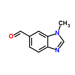 1-甲基-1H-苯并咪唑-6-甲醛结构式