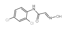 N1-(2,4-二氯苯基)-2-羟基亚氨基乙酰胺结构式