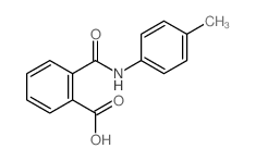 Benzoic acid,2-[[(4-methylphenyl)amino]carbonyl]- Structure
