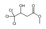 METHYL 3-HYDROXY-4,4,4-TRICHLOROBUTYRATE)结构式