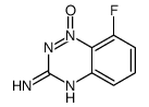 8-fluoro-1-oxido-1,2,4-benzotriazin-1-ium-3-amine Structure