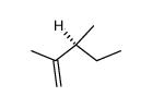 (S)-2,3-dimethyl-pent-1-ene结构式