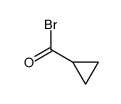 Cyclopropanecarbonyl bromide (8CI,9CI) Structure