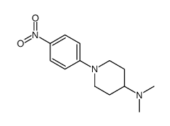 N,N-二甲基-1-(4-硝基苯基)哌啶-4-胺结构式