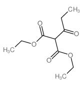 Propanedioic acid, (1-oxopropyl)-, diethyl ester (9CI)结构式